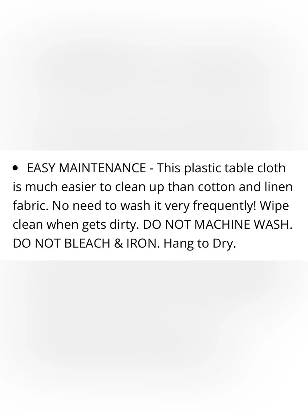 Gingham Tablecloth 100% Waterproof PVC Plastic Rectangular 54x108” ORANGE